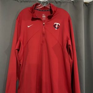 Men’s MN Twins long sleeve zip-up